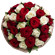 bouquet of red and white roses. Sydney